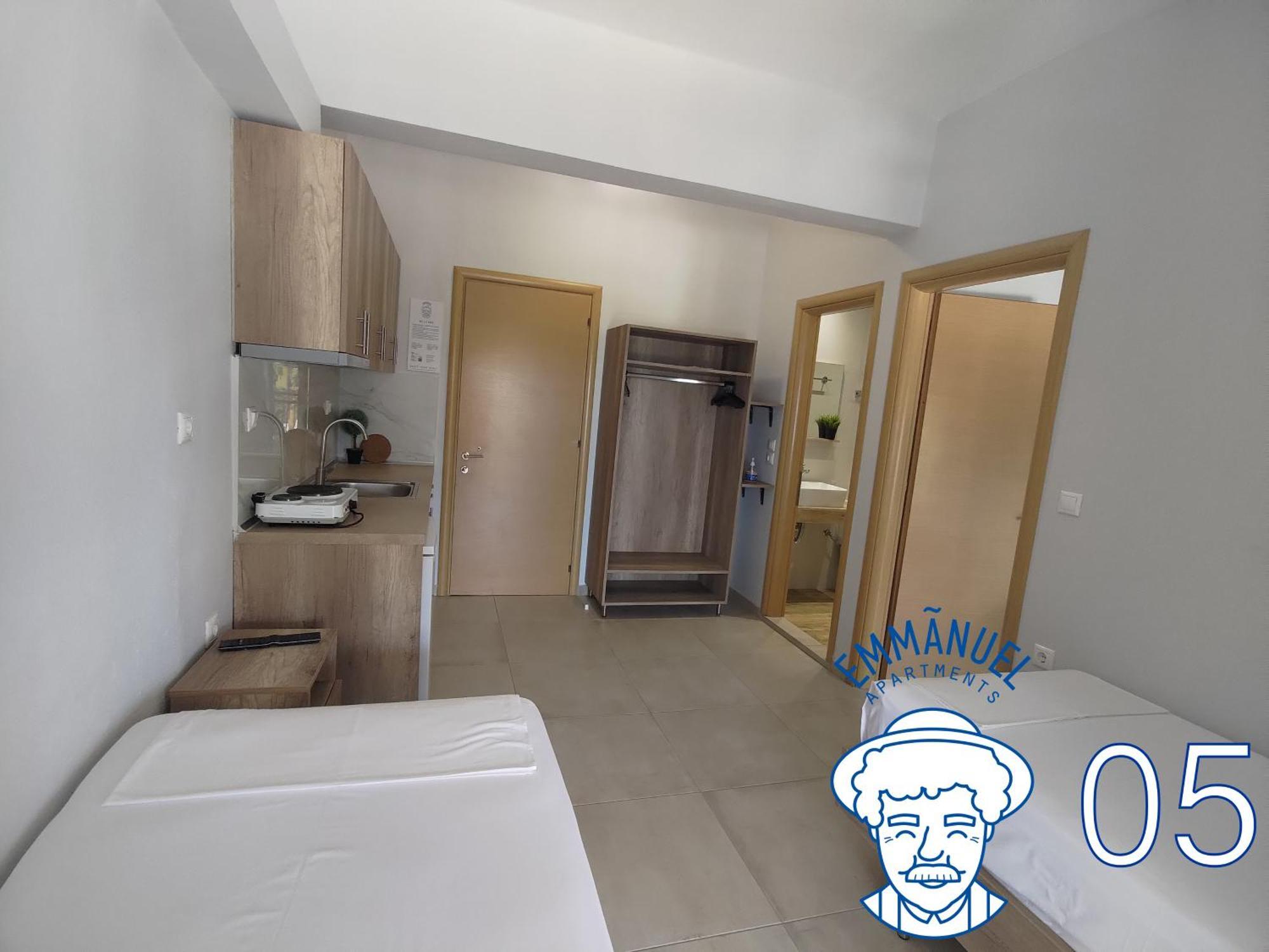 Emmanuel Apartments Paralía Dış mekan fotoğraf