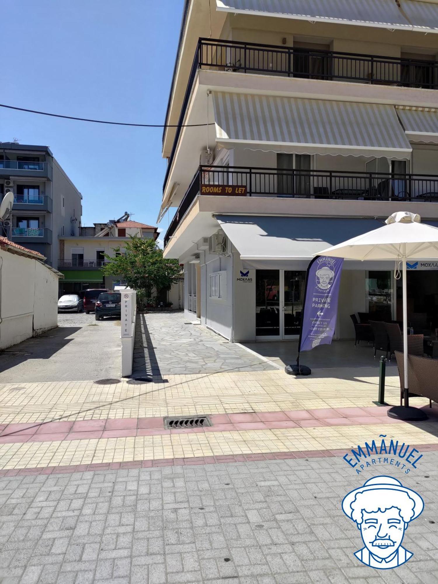 Emmanuel Apartments Paralía Dış mekan fotoğraf